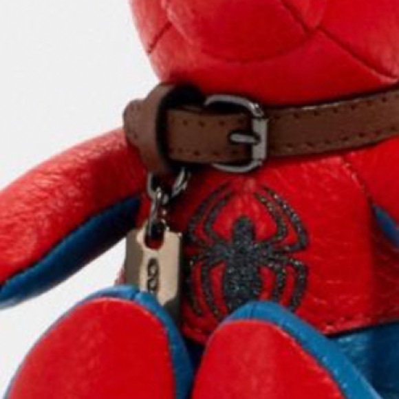 Coach Marvel Spider-Man Collectible Bear Bag Charm - Picture 4 of 6